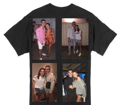 Custom Gildan 100% Cotton Black T-Shirt