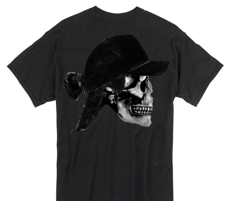 Custom Gildan 100% Cotton Black T-Shirt