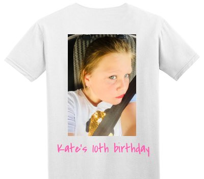 Custom Adult Soft Style 100% Cotton White T-Shirt