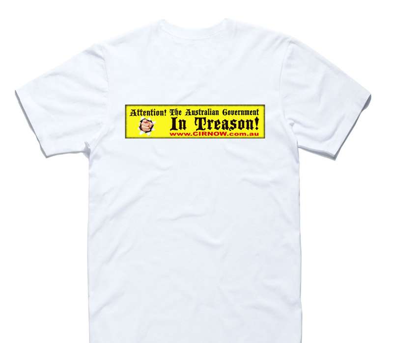 Custom AS Colour 100% Cotton White T-Shirt