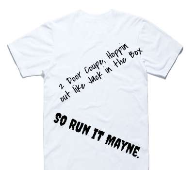 Custom AS Colour 100% Cotton White T-Shirt