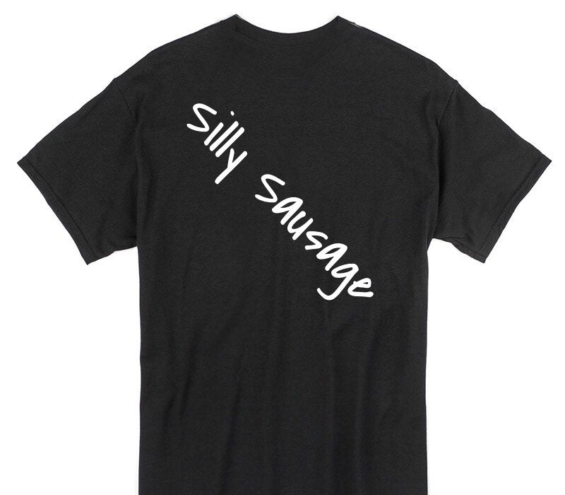 Custom Gildan 100% Cotton Black T-Shirt