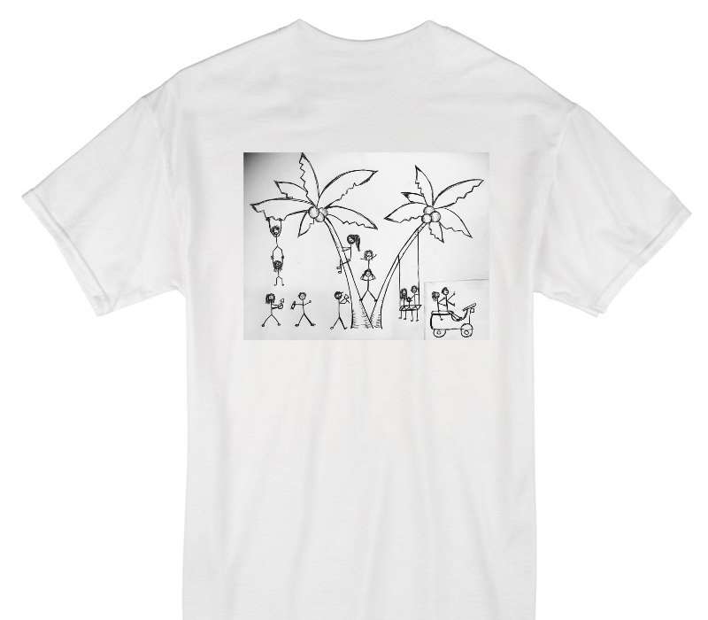 Custom Gildan 100% Cotton White T-Shirt
