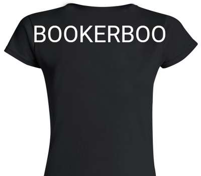 Custom Womens Soft Style 100% Cotton Black T-Shirt