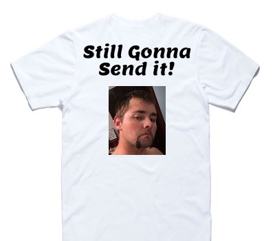 Custom AS Colour 100% Cotton White T-Shirt