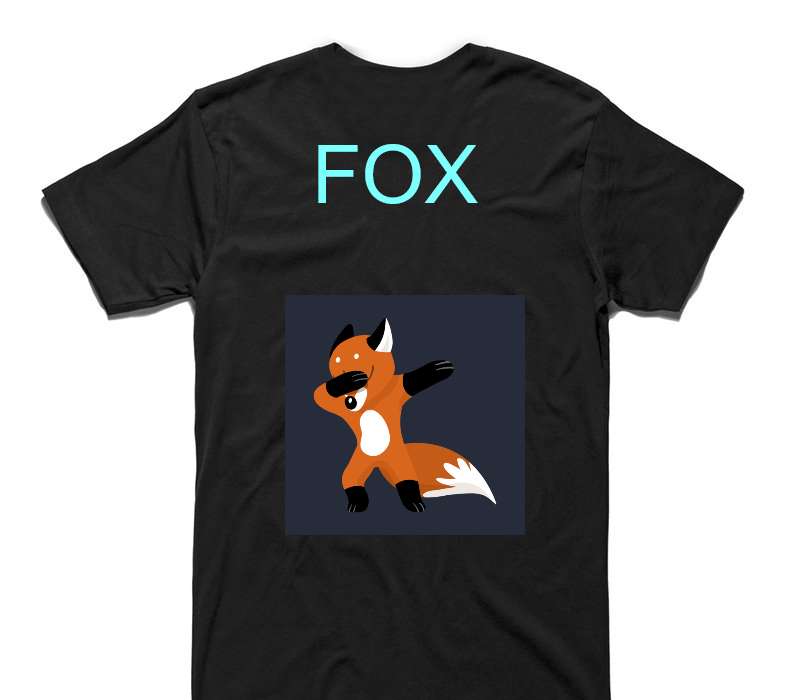 Custom AS Colour 100% Cotton Black T-Shirt