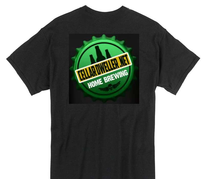 Custom Gildan 100% Cotton Black T-Shirt