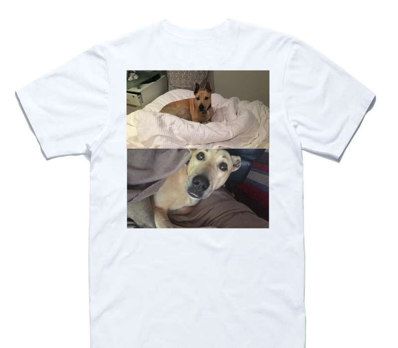 Custom AS Colour 100% Cotton White T-Shirt