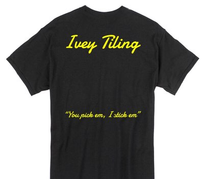 Custom Gildan 100% Cotton Black T-Shirt