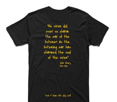 Custom AS Colour 100% Cotton Black T-Shirt