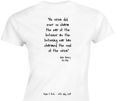 Custom Womens Soft Style 100% Cotton White T-Shirt