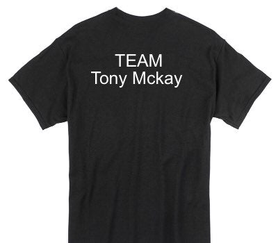 Custom Gildan 100% Cotton Black T-Shirt