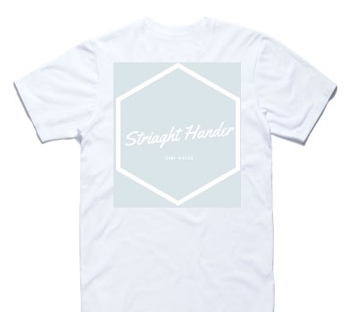 Custom AS Colour 100% Cotton White T-Shirt