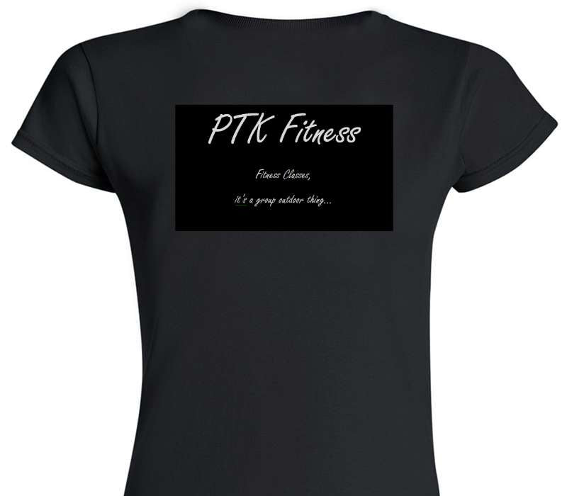 Custom Womens Soft Style 100% Cotton Black T-Shirt