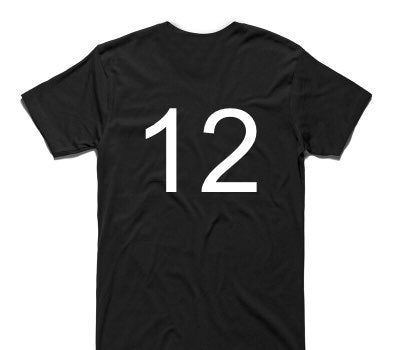 Custom AS Colour 100% Cotton Black T-Shirt