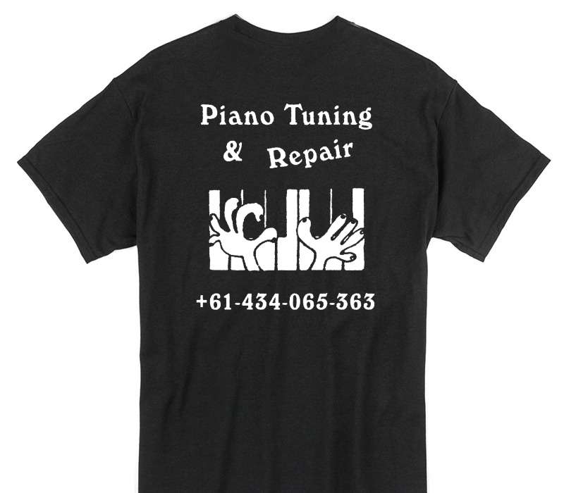 Custom Gildan 100% Cotton Black T-Shirt