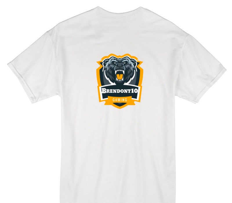 Custom Gildan 100% Cotton White T-Shirt