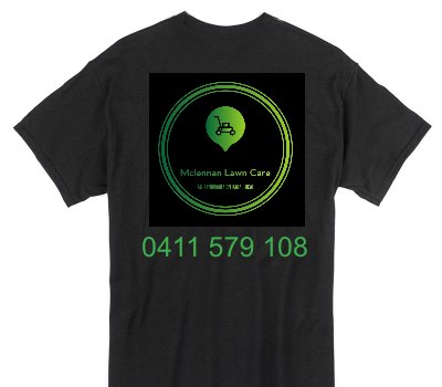 Custom Gildan 100% Cotton Black T-Shirt