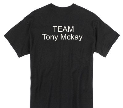 Custom Gildan 100% Cotton Black T-Shirt