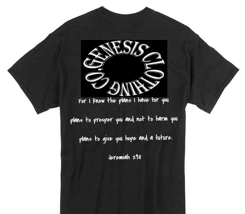 Custom Gildan 100% Cotton Black T-Shirt
