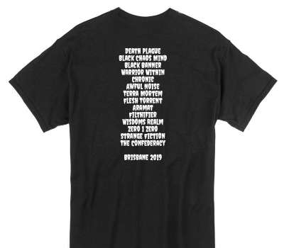 Custom Gildan 100% Cotton Black T-Shirt
