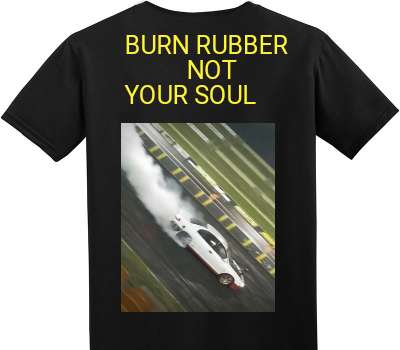 Custom Adult Soft Style 100% Cotton Black T-Shirt