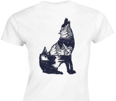 Custom Womens Soft Style 100% Cotton White T-Shirt