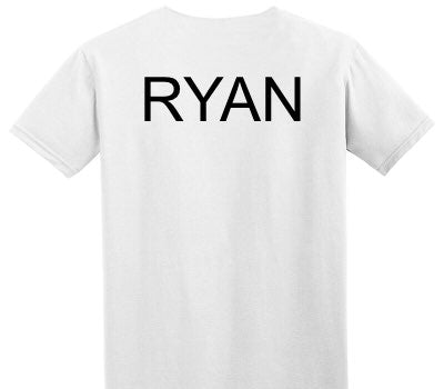 Custom Adult Soft Style 100% Cotton White T-Shirt