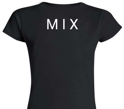 Custom Womens Soft Style 100% Cotton Black T-Shirt