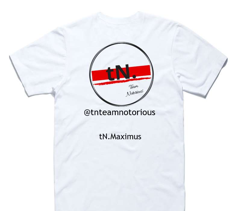 Custom AS Colour 100% Cotton White T-Shirt