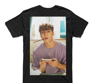 Custom AS Colour 100% Cotton Black T-Shirt
