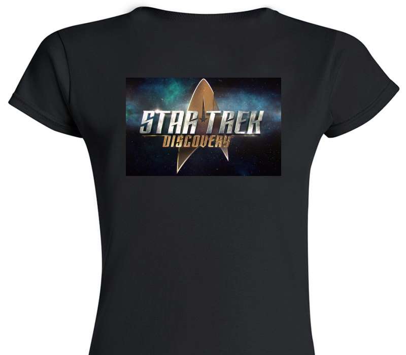 Custom Womens Soft Style 100% Cotton Black T-Shirt