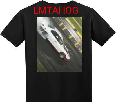 Custom Adult Soft Style 100% Cotton Black T-Shirt