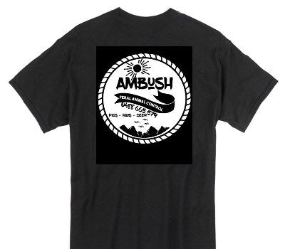 Custom Gildan 100% Cotton Black T-Shirt
