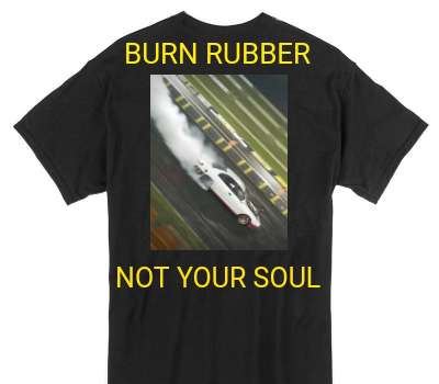 Custom Gildan 100% Cotton Black T-Shirt
