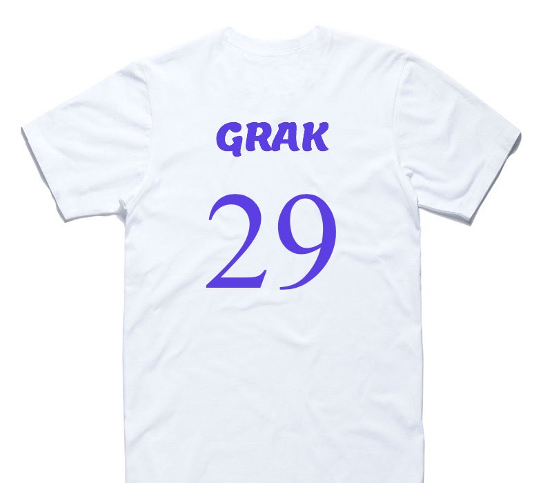 Custom AS Colour 100% Cotton White T-Shirt