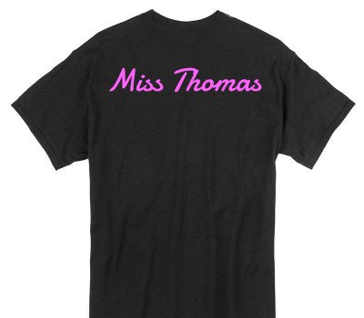 Custom Gildan 100% Cotton Black T-Shirt