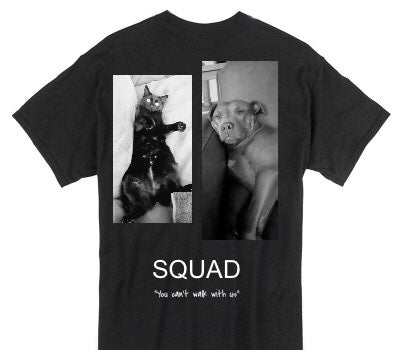 Custom Gildan 100% Cotton Black T-Shirt