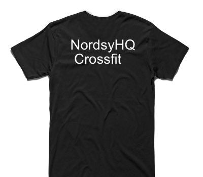 Custom AS Colour 100% Cotton Black T-Shirt