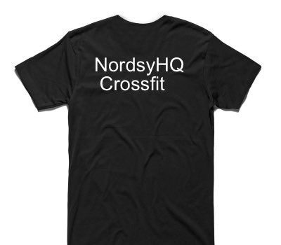 Custom AS Colour 100% Cotton Black T-Shirt