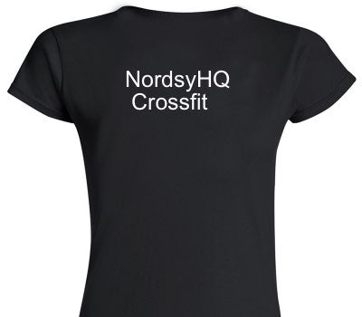 Custom Womens Soft Style 100% Cotton Black T-Shirt