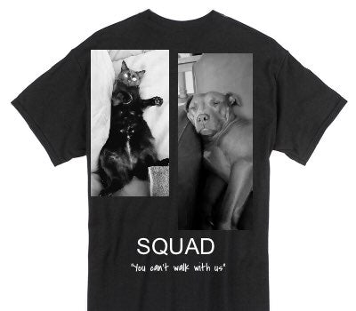 Custom Gildan 100% Cotton Black T-Shirt