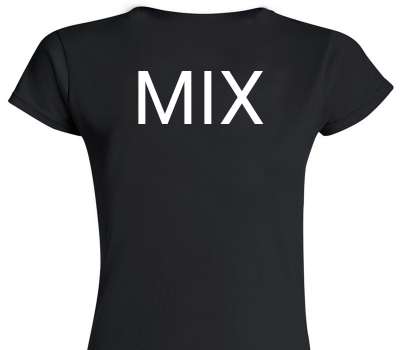Custom Womens Soft Style 100% Cotton Black T-Shirt