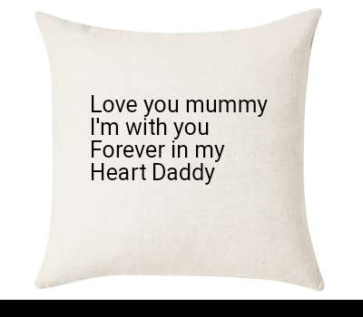 Custom Cushion Cover 50cm x 50 cm Off White