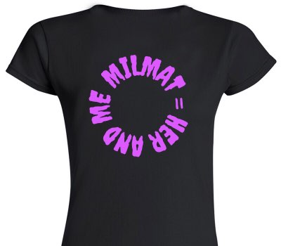 Custom Womens Soft Style 100% Cotton Black T-Shirt