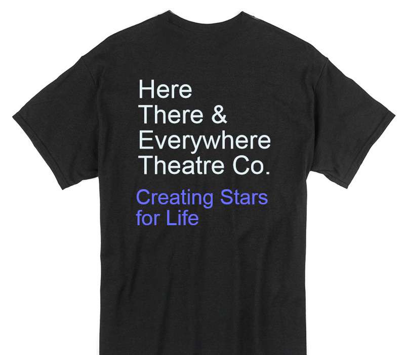 Custom Gildan 100% Cotton Black T-Shirt