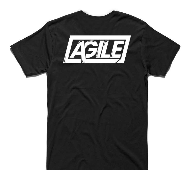 Custom AS Colour 100% Cotton Black T-Shirt