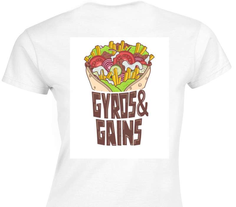 Custom Womens Soft Style 100% Cotton White T-Shirt