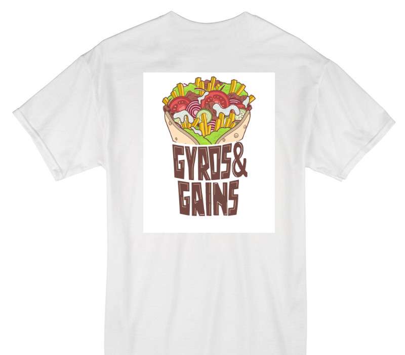 Custom Gildan 100% Cotton White T-Shirt