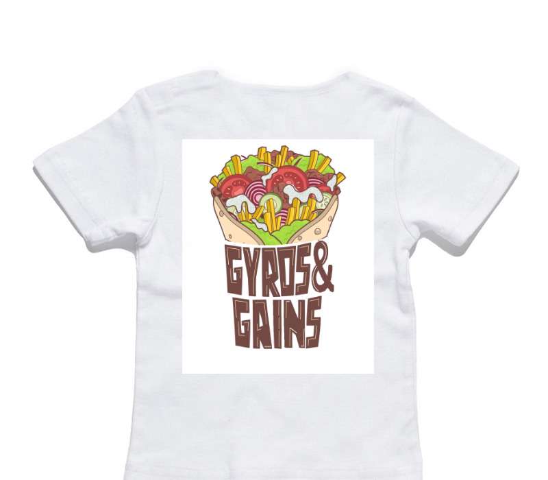Custom AS Colour White Baby T-Shirt